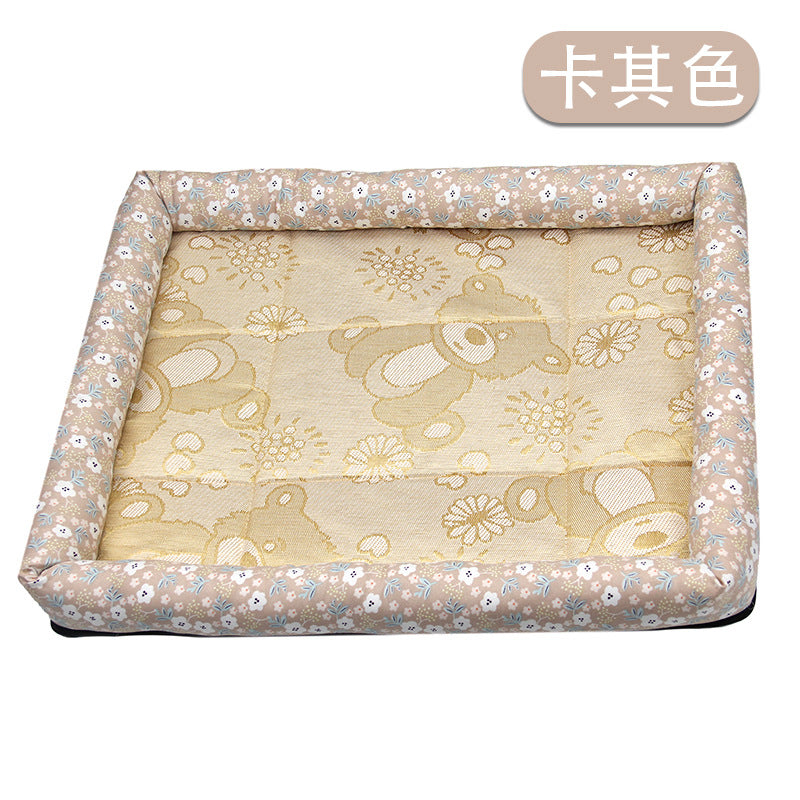 Cooling Pet Bed Mat - Summer Ice Pad for Cats and Dogs - Breathable Pet Mattress for Hot Weather - Cooling Gel Technology